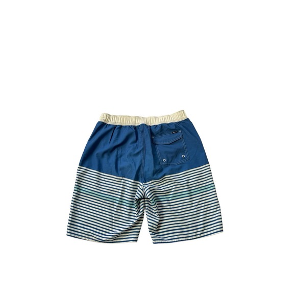 Johnnie-O Men's Blue/White Stripe Swim Trunks Bathing Suit Size M - Picture 4 of 4